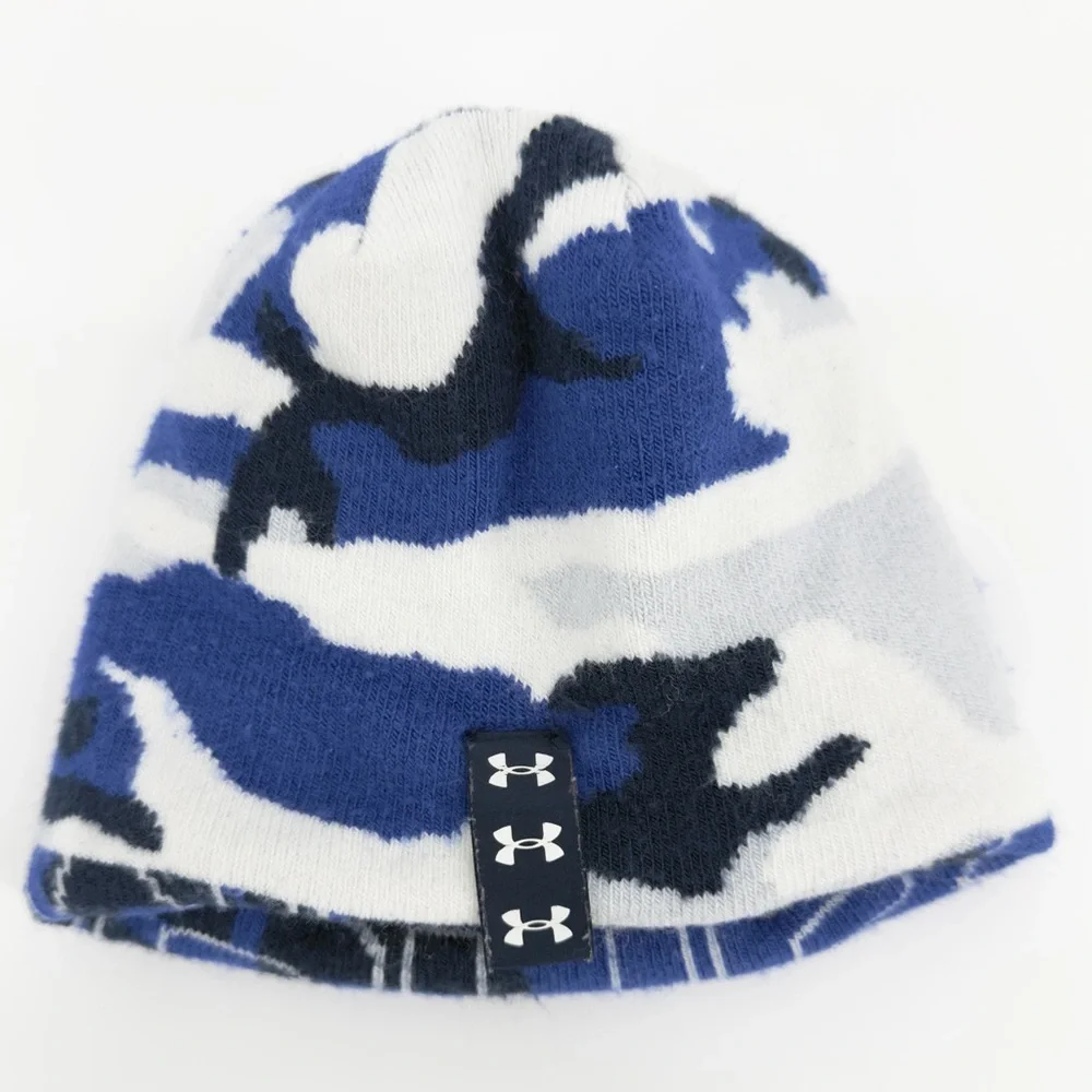 Under Armour Camo Blue and White Kids Hat